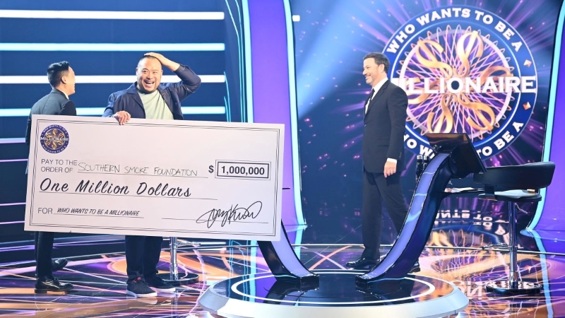 Who wants to be a millionaire winner. CNN Photo.